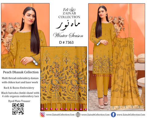 Fel Zainab Collection Winter Season